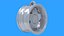 Portachiavi BORBET-WHEEL-RIM v2 - Modello stampabile in 3D