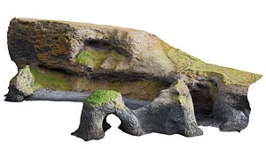 Basalt Coast Cliff Formation - 3D PBR Model model