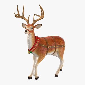 3D reindeer 07