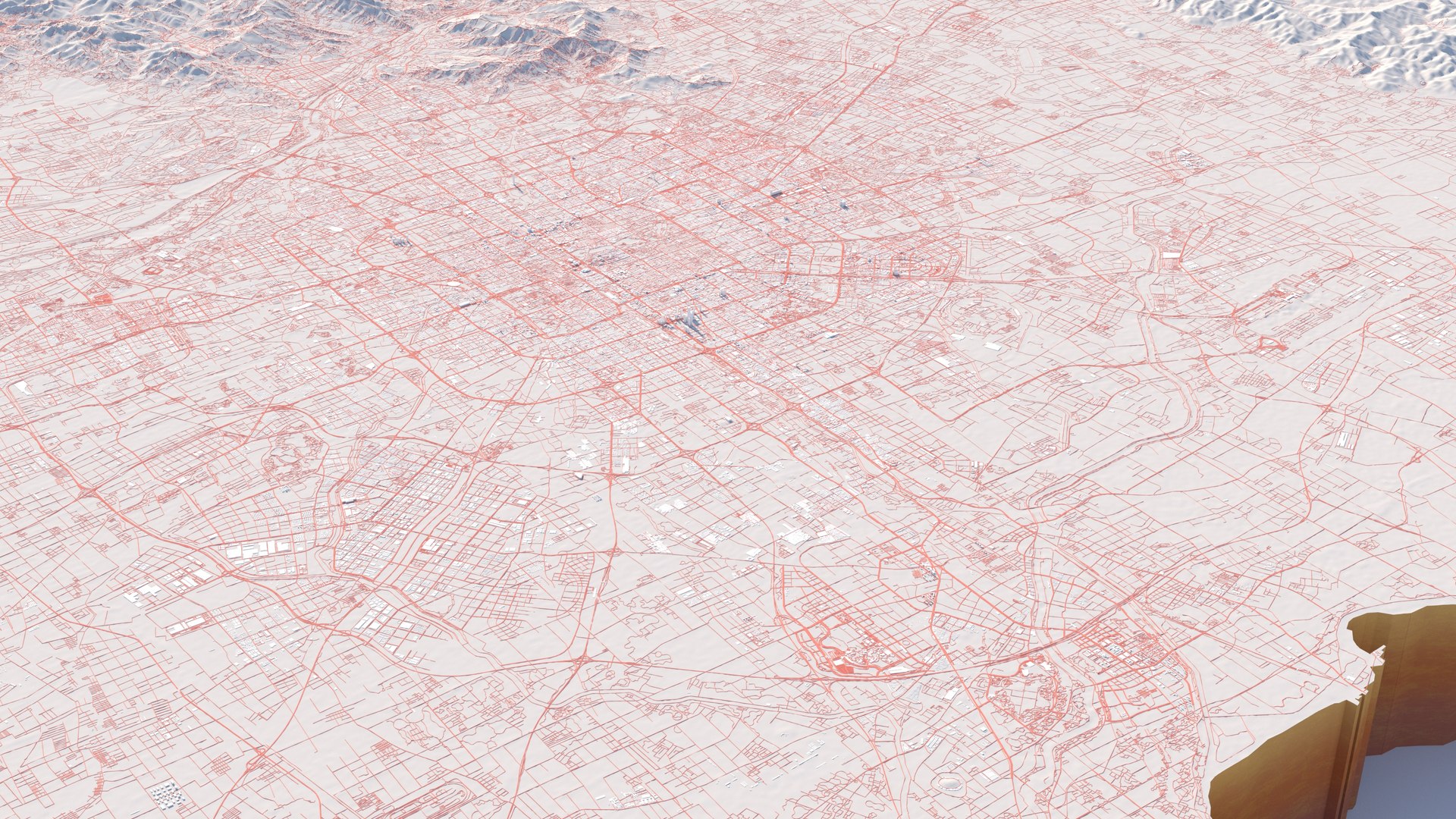 Beijing Terrain City 3D Model - TurboSquid 2420357