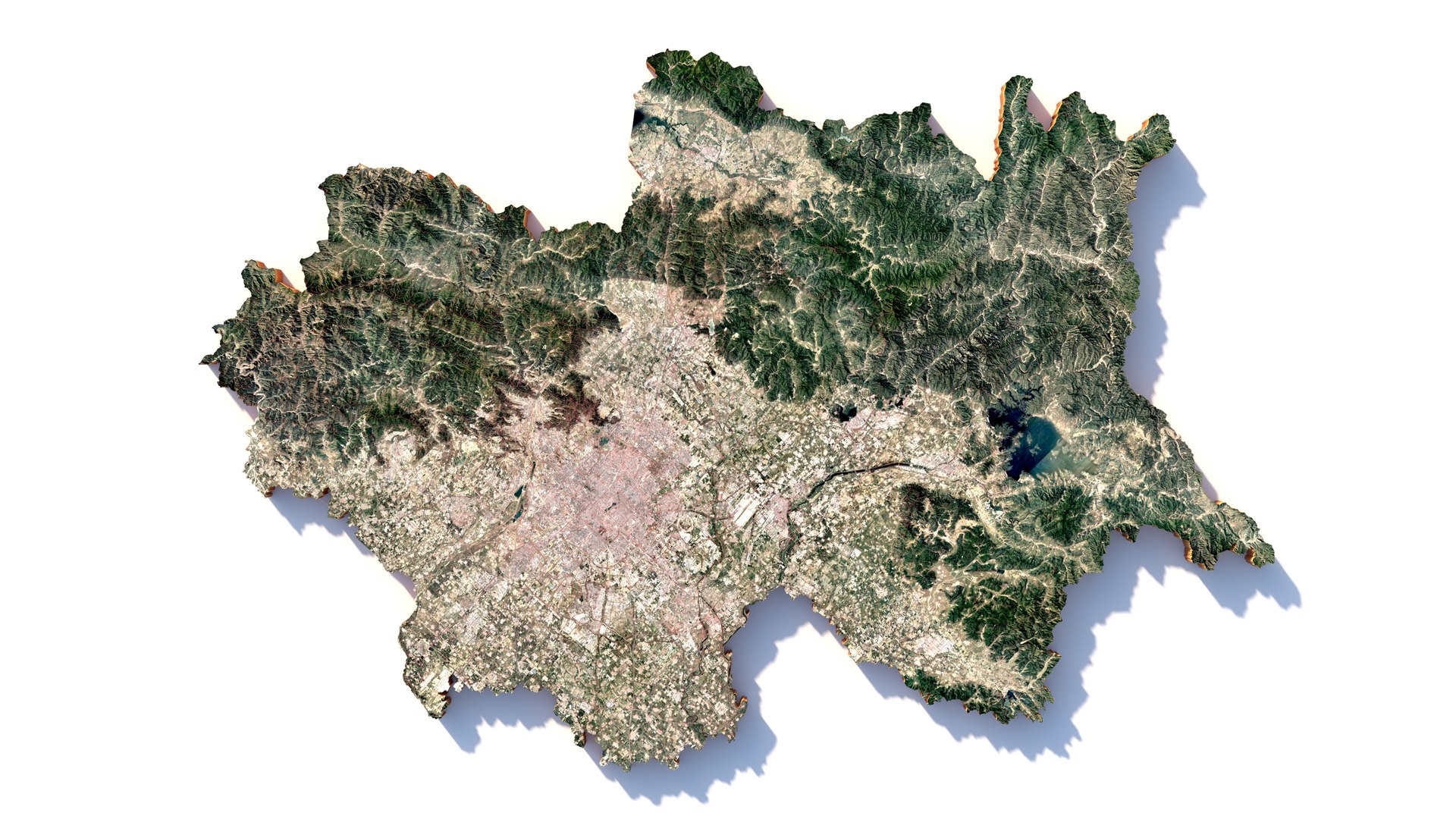 Beijing Terrain City 3D Model - TurboSquid 2420357