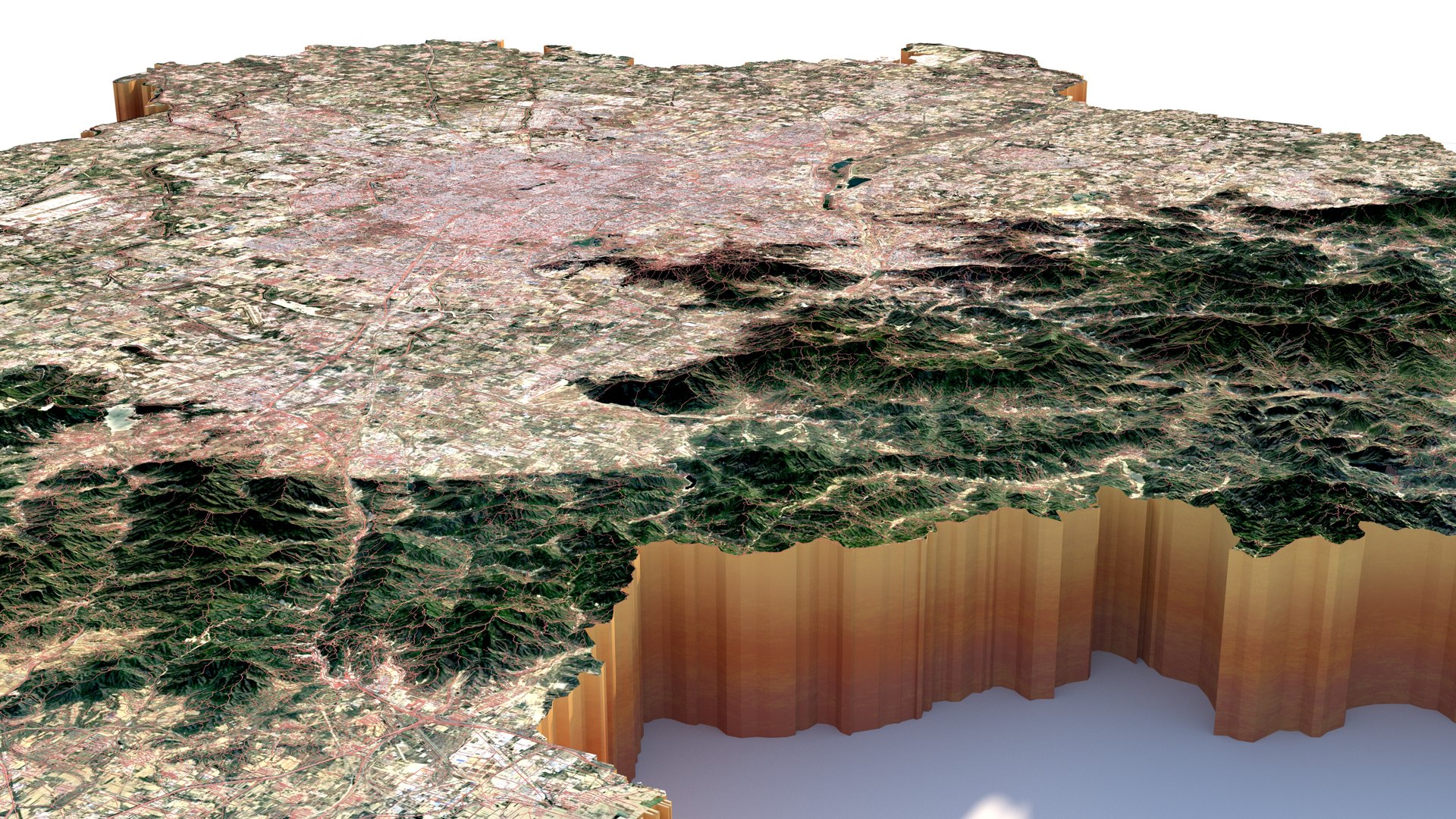 Beijing Terrain City 3D Model - TurboSquid 2420357