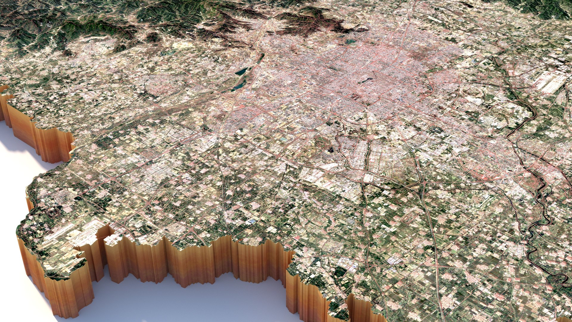 Beijing Terrain City 3D Model - TurboSquid 2420357