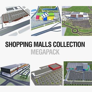 3D Shopping Mall Collection model