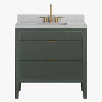 Modern Luxury Freestanding Bathroom Vanity 36 in
