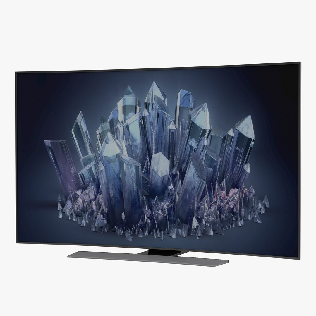 Generic Curved TV 2 3D model preview