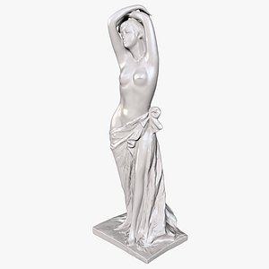 3D model female statue
