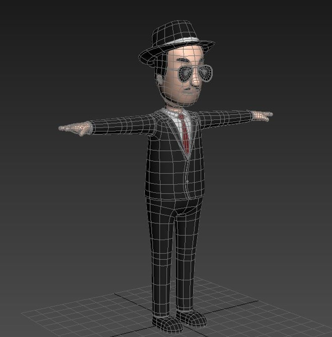 3D Mafia Character Cartoon - TurboSquid 1334136