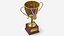 Trophy Cup With Gold Medal
