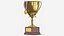 Trophy Cup With Gold Medal