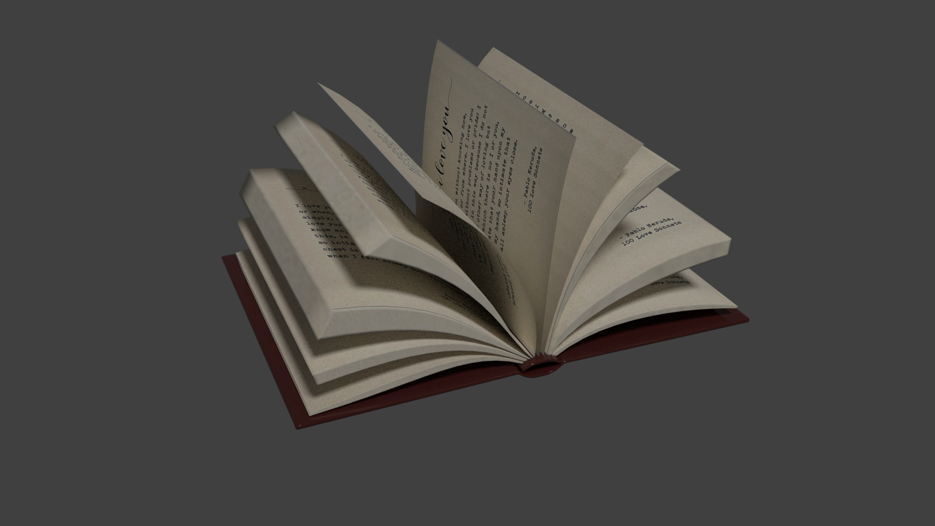 Book Asset 3D Model - TurboSquid 1534633