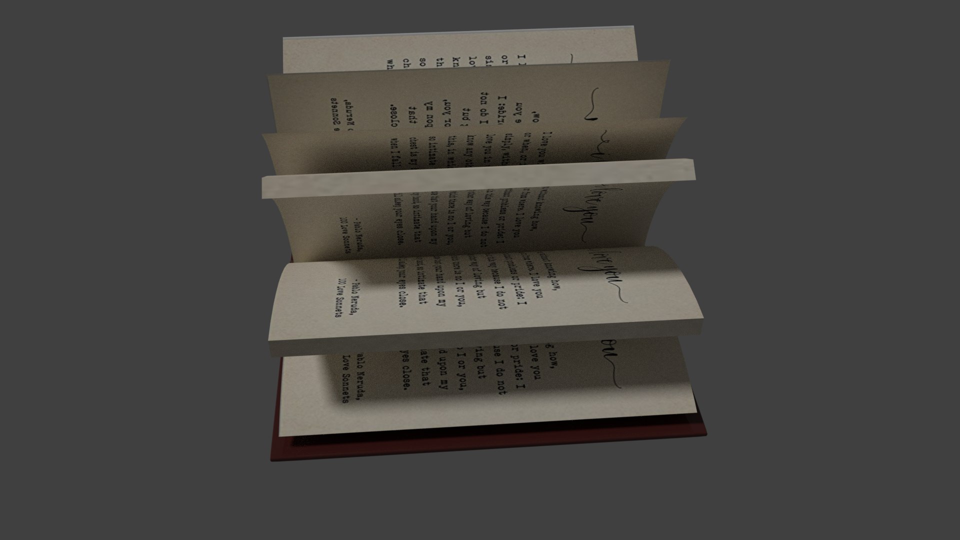 Book Asset 3D Model - TurboSquid 1534633