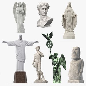 Stone Statues Collection 6