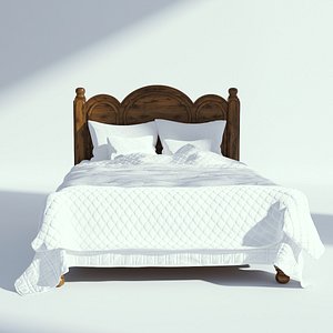 Victorian Bed Old Natural