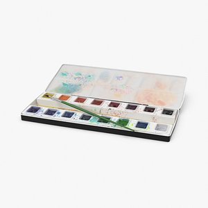 watercolors water color 3d max