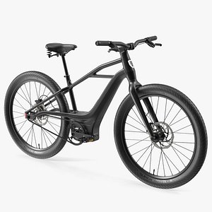 Electric Bike Harley Davidson Black 3D model