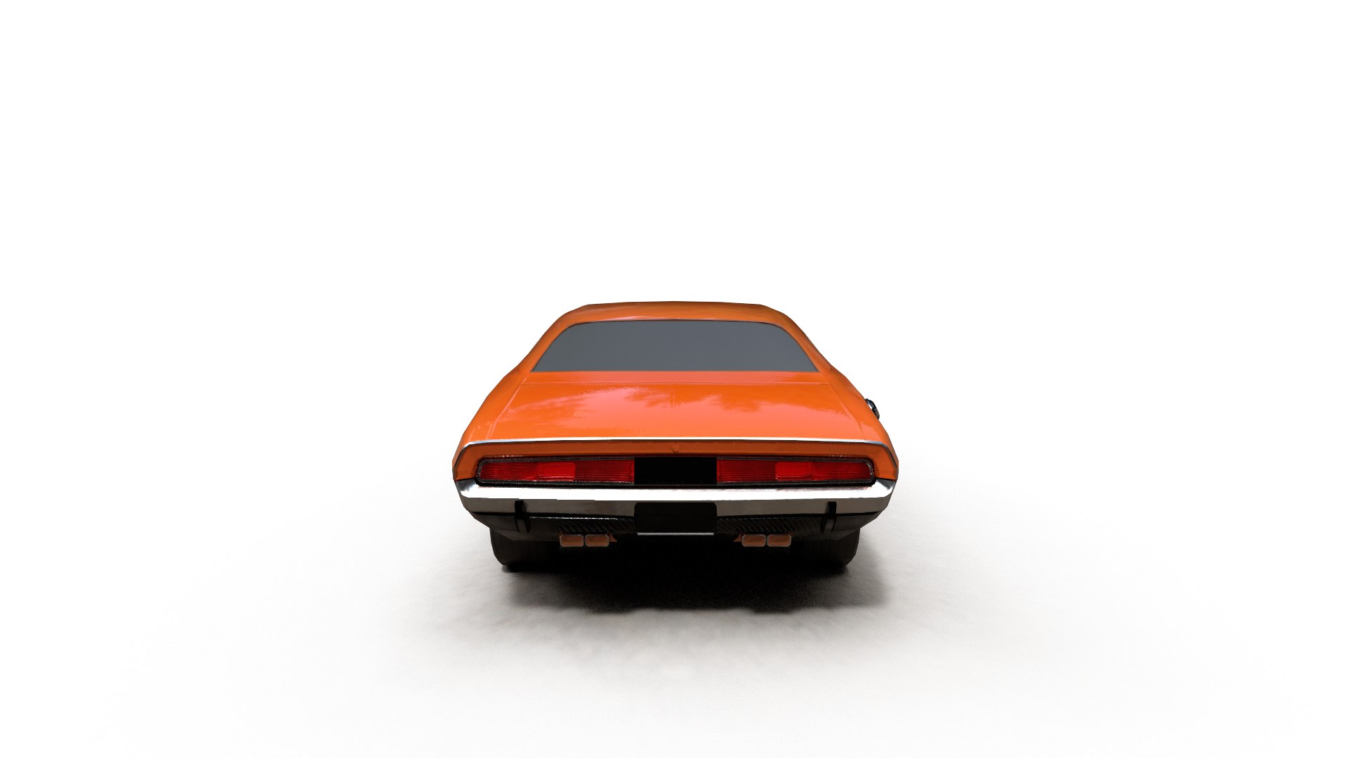 Low Poly SpeedKores Hellephant Powered 1970 Dodge With 4K PBR Texture ...