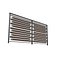 3D Metal and Wood Fence  Barrier Model for Gardens and Sidewalks
