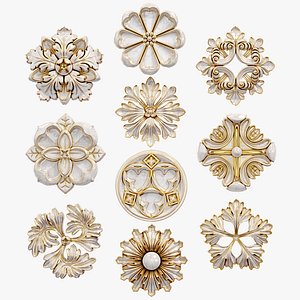 Decorative Wall    Rosettes