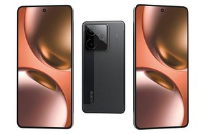 3D Realme GT7 China Graphene Night Low Poly