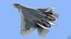 sukhoi su-57 - pbr 3D