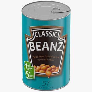 canned bean 3D