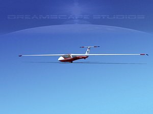 glider szd-22 mucha gliding 3d model