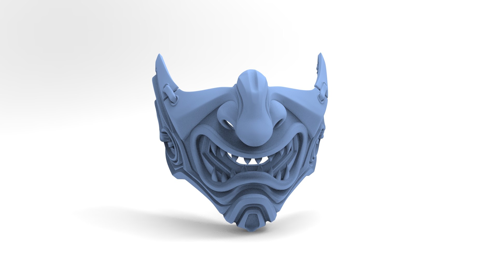 modelo 3d Máscara de samurái para rostro Mortal Kombat 11 - TurboSquid ...