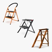 Ladder Folding Step Stools Collection 2