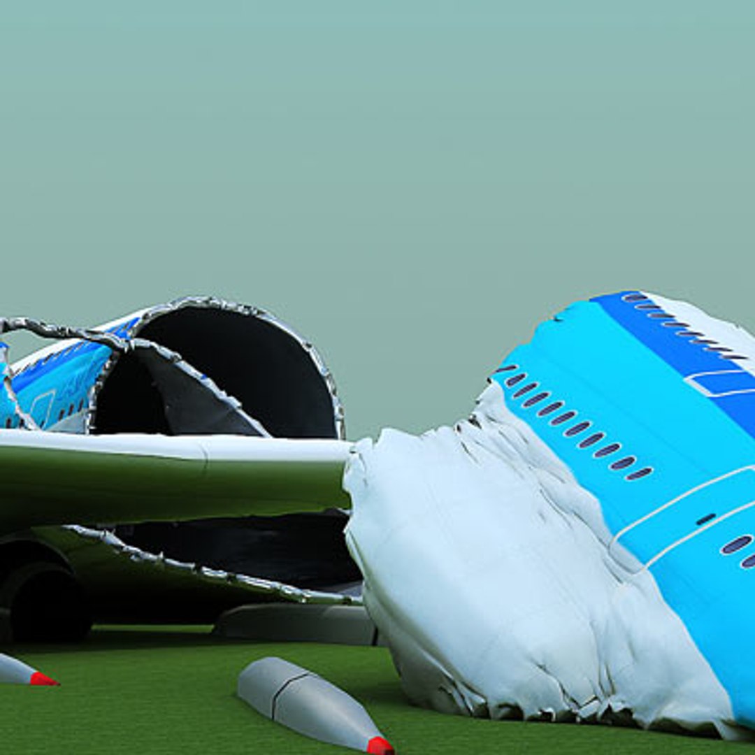 3ds Max Crashed Plane
