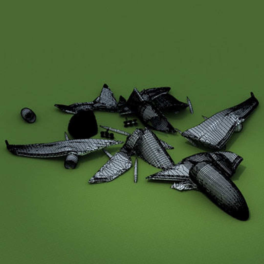 3ds Max Crashed Plane