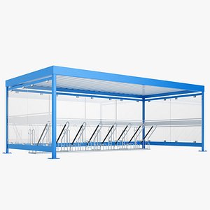 3D model Bicycle Parking Rack 04