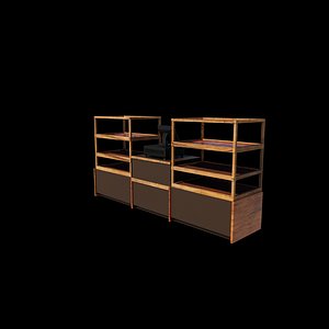 Bakery display 3D model 3D model