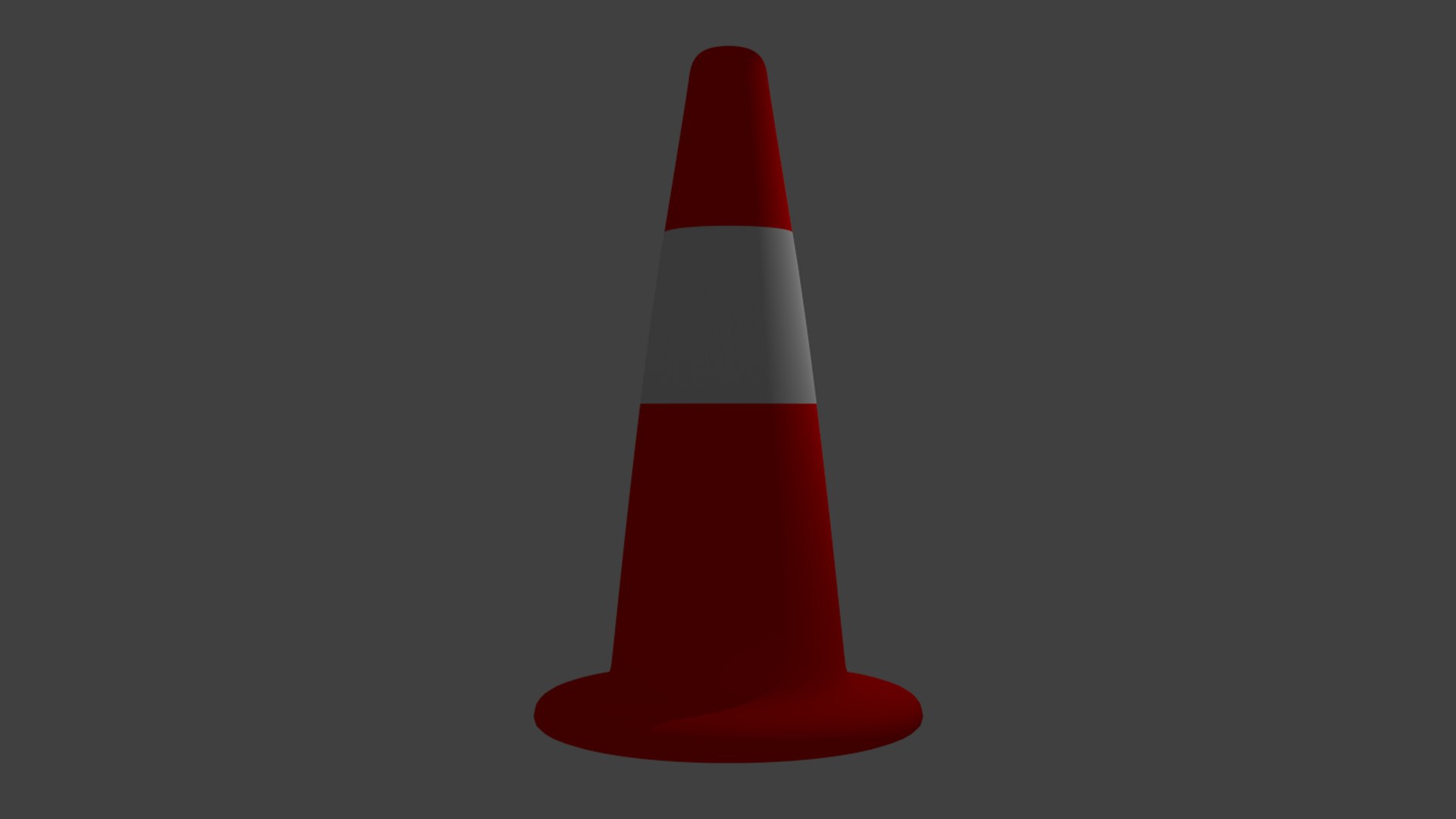 Basic Street Cone 3d Model