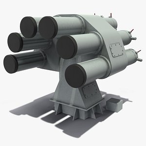 Type 87 Anti Submarine Rocket 3D