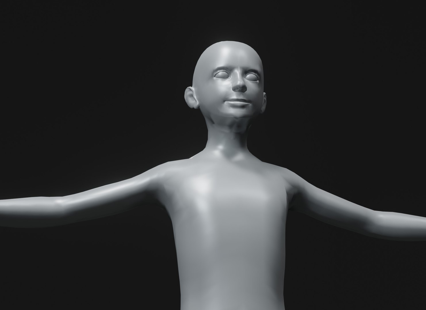 Boy Kid Body Base Mesh 3D Model 10k Polygons 3D Model - TurboSquid 1759420