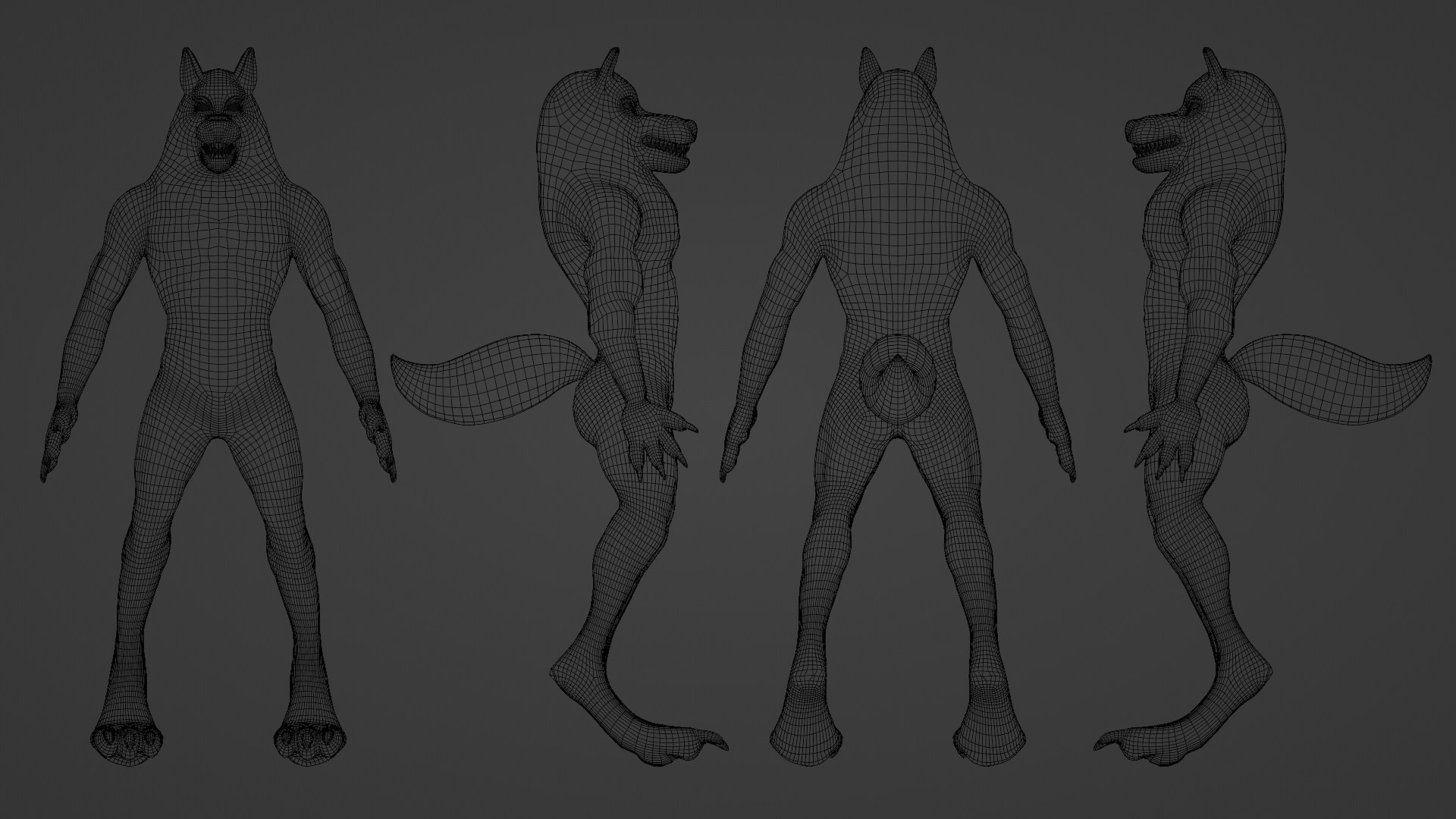 3D Werewolf Model - TurboSquid 2211584