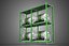 DRUM TRAY ARRAY SHELF RACK ROTARY HYDROPONIC PLANT GARDEN INDOOR 3D