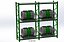 DRUM TRAY ARRAY SHELF RACK ROTARY HYDROPONIC PLANT GARDEN INDOOR 3D