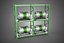 DRUM TRAY ARRAY SHELF RACK ROTARY HYDROPONIC PLANT GARDEN INDOOR 3D