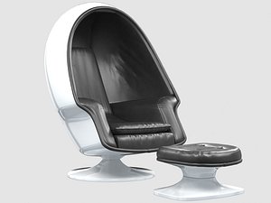 alpha chamber egg chair 3D