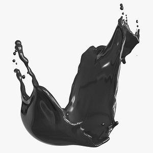 Dynamic Oil Splash with Viscous Texture