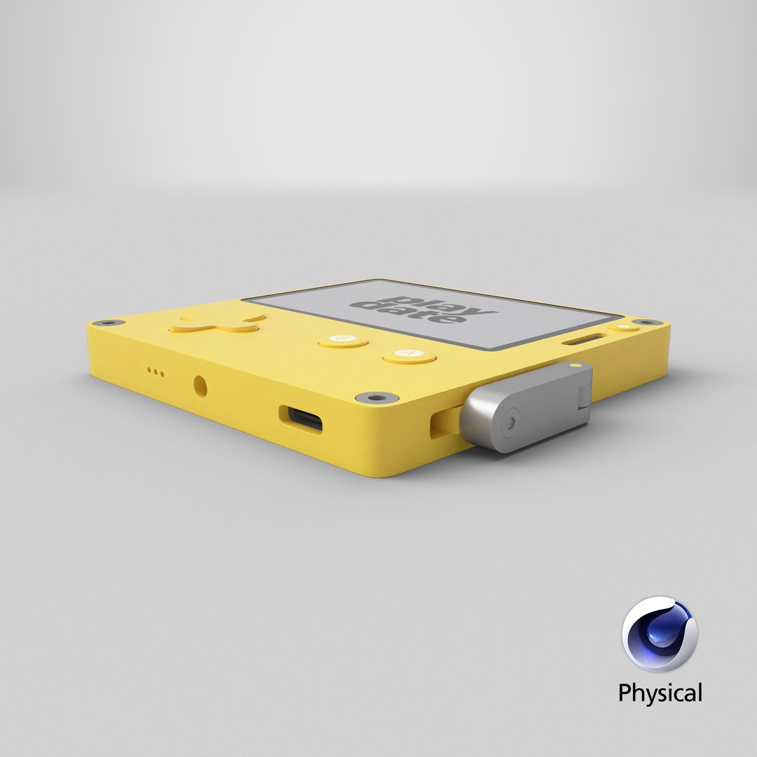 3D Playdate Game Console - TurboSquid 2152401