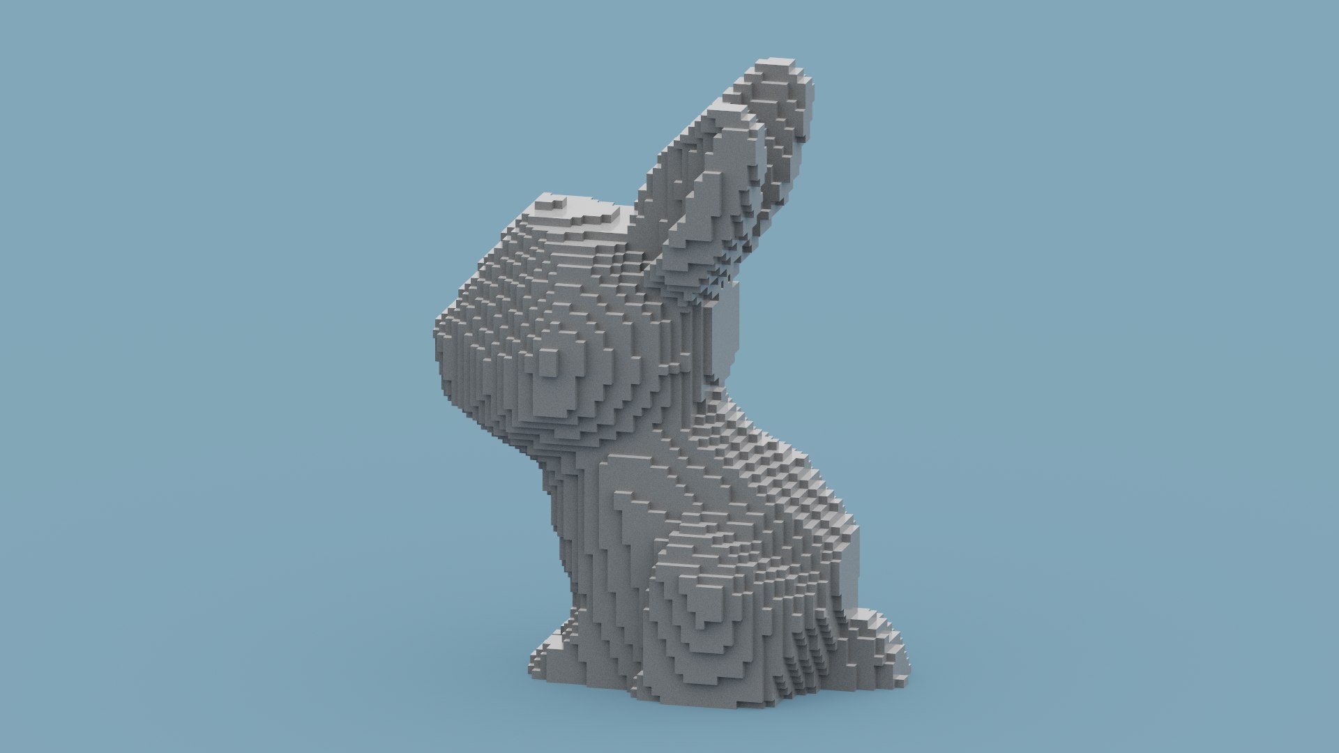 3D model Voxel Rabbit - TurboSquid 2060852