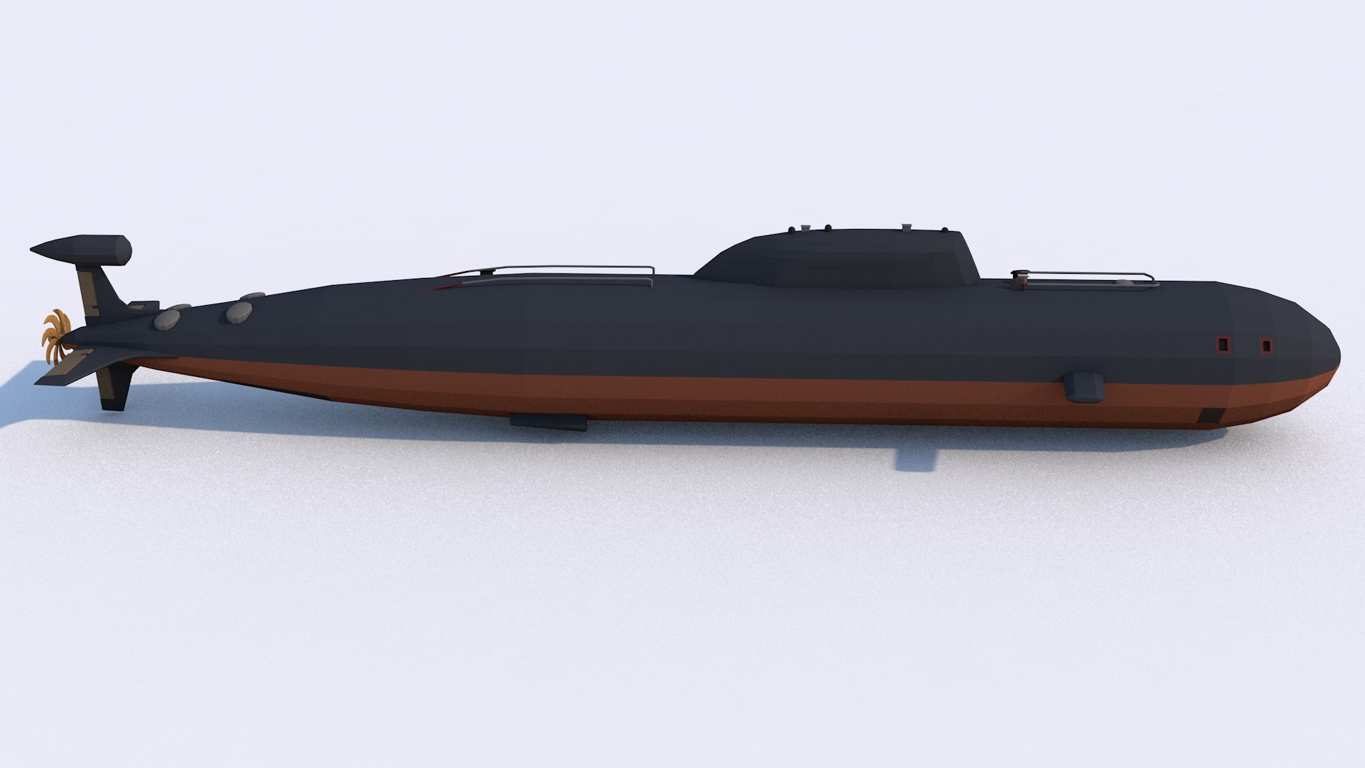 3D Submarine Model - TurboSquid 2216011