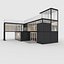 3D Container Cabin 2