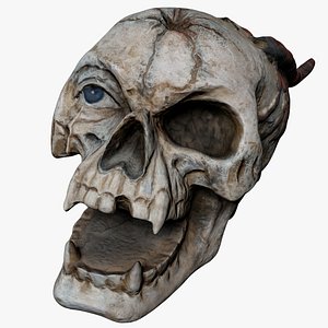 3D demon skull model