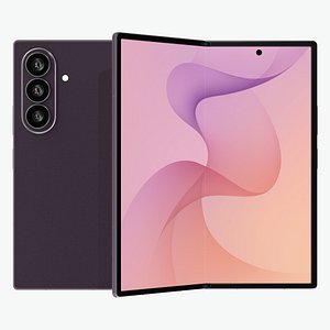 Samsung Galaxy Z Fold 8 Ultra Violet Shadow model