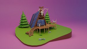Viking House model