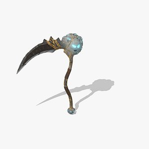 3d scythe exotic weapons model